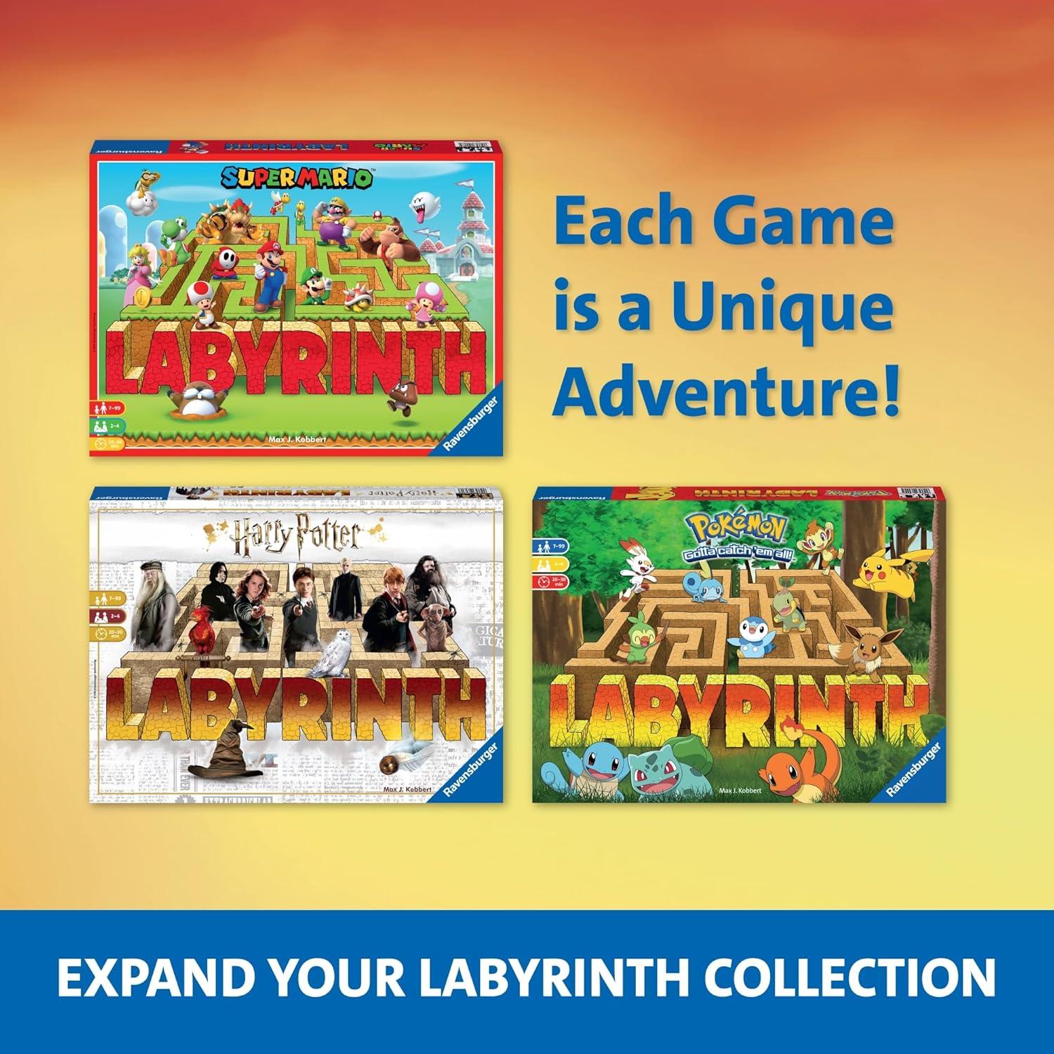imageRavensburger Labyrinth Board Game A Strategic Maze Challenge for Family Nights Find Treasures ampamp Block Opponents MESH Accredited Great Birthday Gift 24 Players Kids Ages 710 and Older