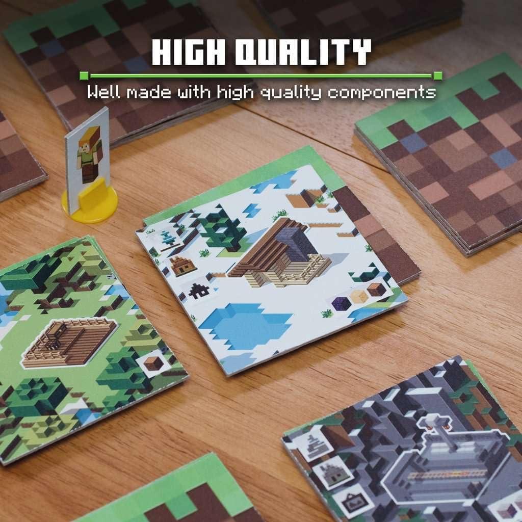 imageRavensburger Minecraft Builders ampamp Biomes Engaging Strategy Board Game Ideal for 24 Players Perfect for Ages 10 ampamp Up Authentic Minecraft Experience Great Gift for Minecraft Enthusiasts
