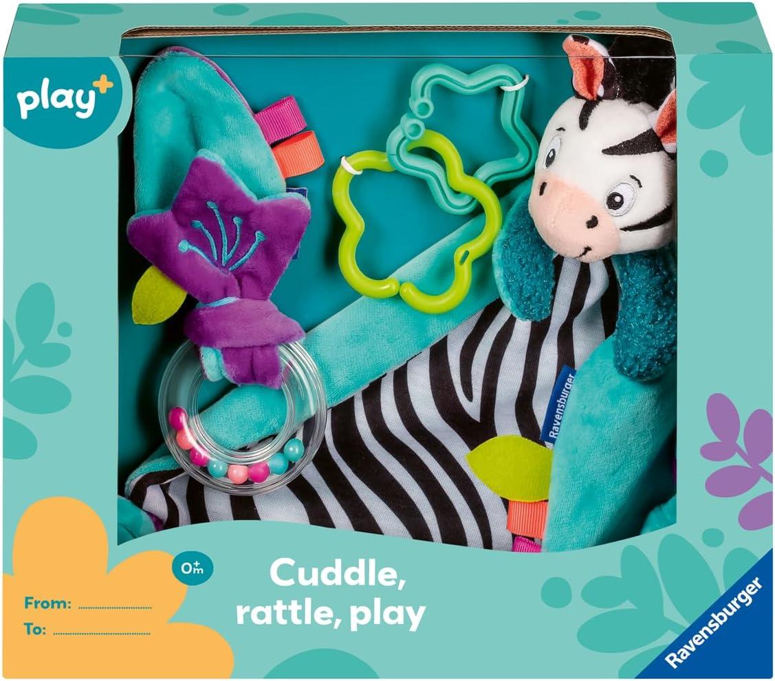 imageRavensburger Play My First Snuggle Friend Zebra Cozy Comfort ampamp Sensory Play Encourages Emotional Development