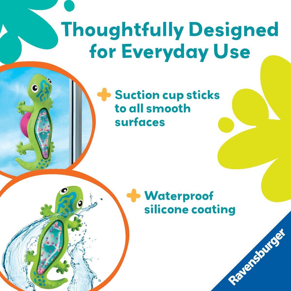 imageRavensburger Play Rainmaker Shake ampamp Twist Gecko Gentle Rain Sound Toy Supports Sensory ampamp Motor Skill Development