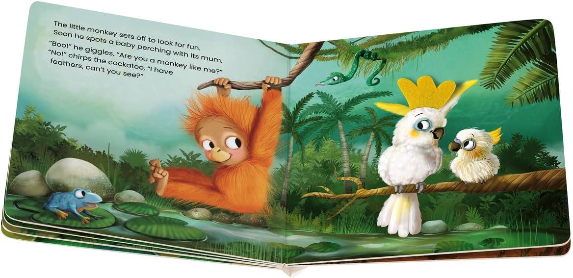imageRavensburger Play are You a Monkey Like Me Interactive Sensory Book Engages Toddlers in Fun ampamp Exploration