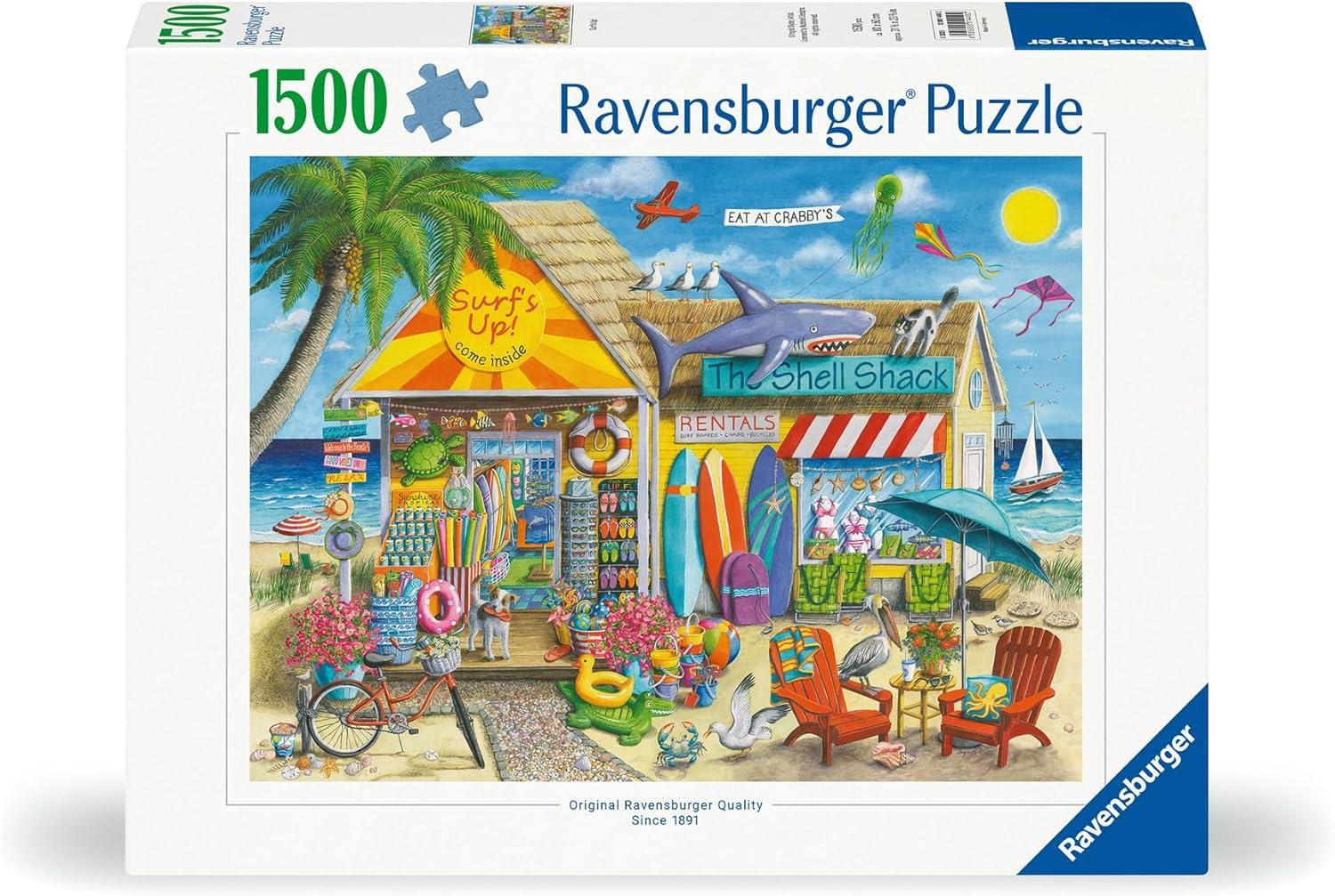 imageRavensburger Surfs Up 1500 Piece Jigsaw Puzzle Great Gift Option Quality Design FSCCertified for Sustainability