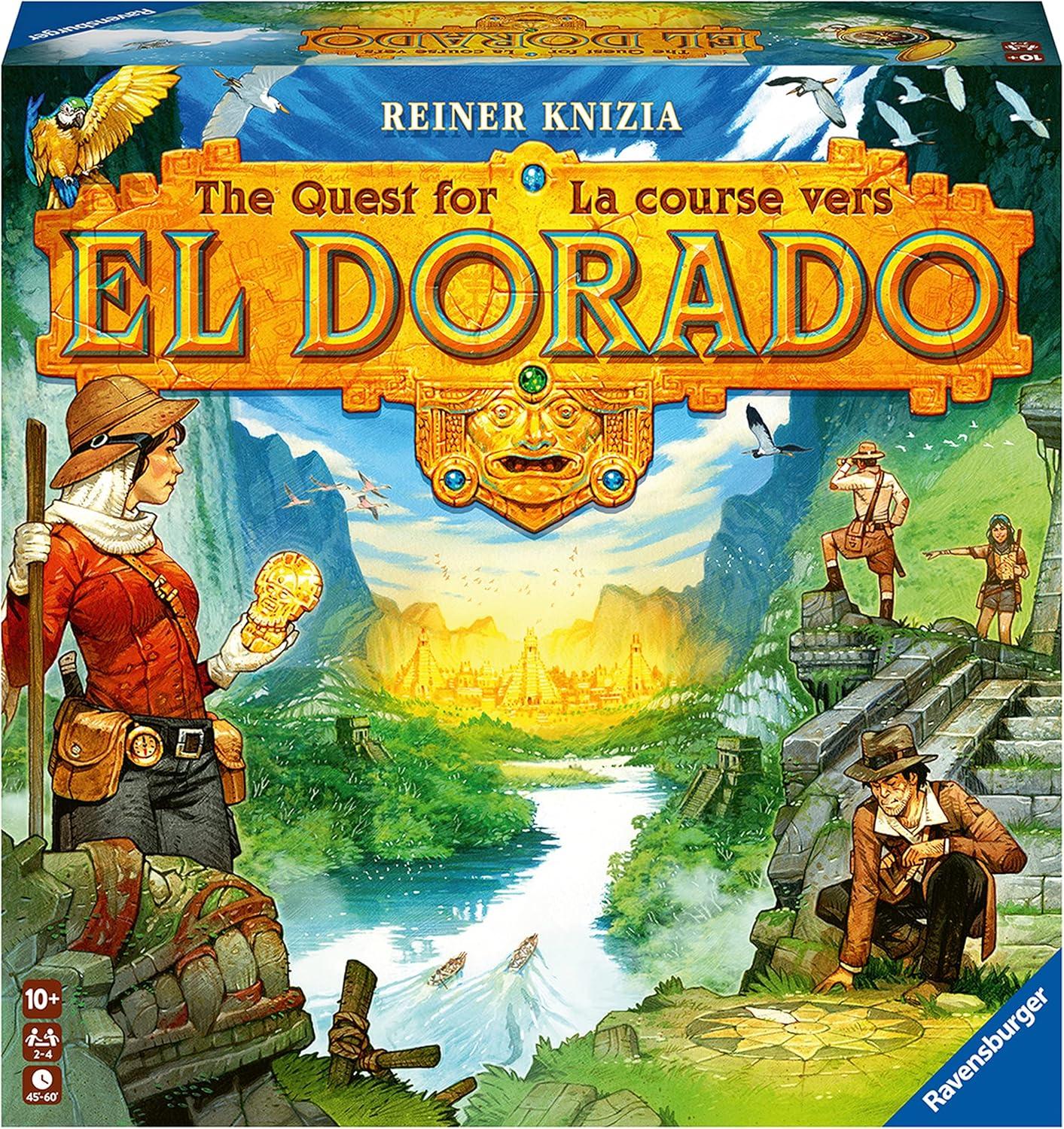 imageRavensburger The Quest for El Dorado Exciting Strategy Board Game Suitable for Kids ampamp Adults Designed for 24 Players Inclusive of Mini Expansion