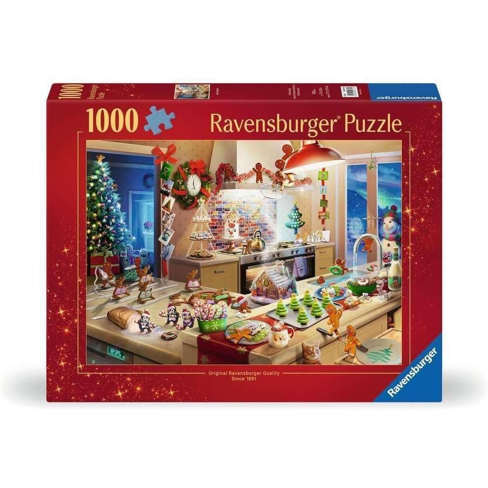 imageRavensburger  Merry Mischief  1000 Piece Jigsaw Puzzle  Caper with Gingerbread Men as They Wreak Havoc in The Kitchen  Stunning Detail  Premium Quality  Ages 12New Packaging