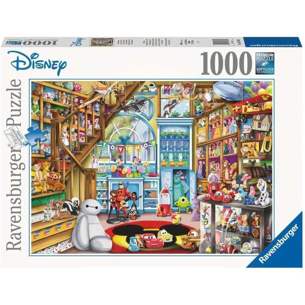 imageRavensburger DisneyPixar Toy Store Jigsaw Puzzle 1000 Piece Puzzle for Adults and Kids Unique Softclick Technology EcoFriendly Material FSC CertifiedOriginal Packaging