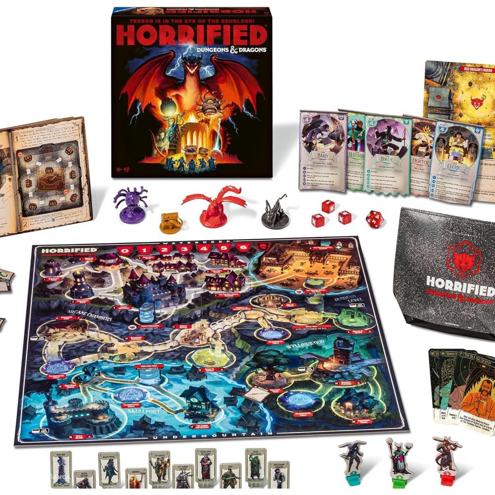 imageRavensburger Horrified Games Dungeons ampamp Dragons Strategy Board Game Boost Critical Thinking ampamp Teamwork Cooperative Gameplay Unique Monster Challenges 1 to 5 Players Adults ampamp Kids 10