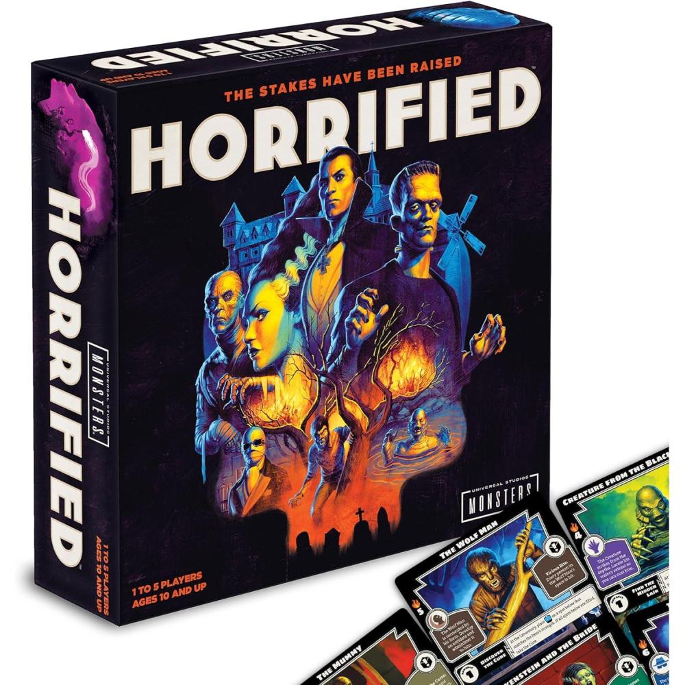 imageRavensburger Horrified Games Universal Monsters Strategy Board Game Boost Critical Thinking ampamp Teamwork Cooperative Gameplay Unique Monster Challenges 1 to 5 Players Adults ampamp Kids 10