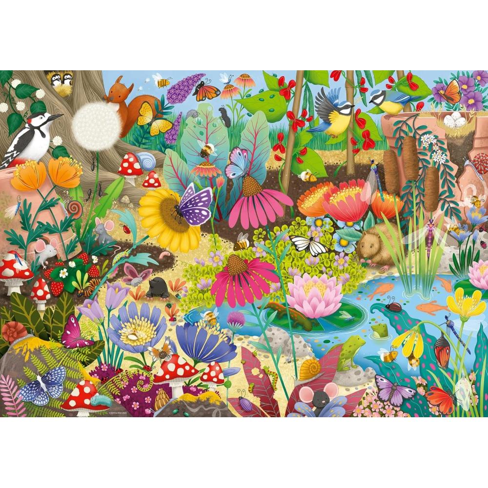imageRavensburger Little Garden World 1000 Piece Jigsaw Puzzle Great Group Activity or Solo Project Stunning Imagery FSCCertified Materials