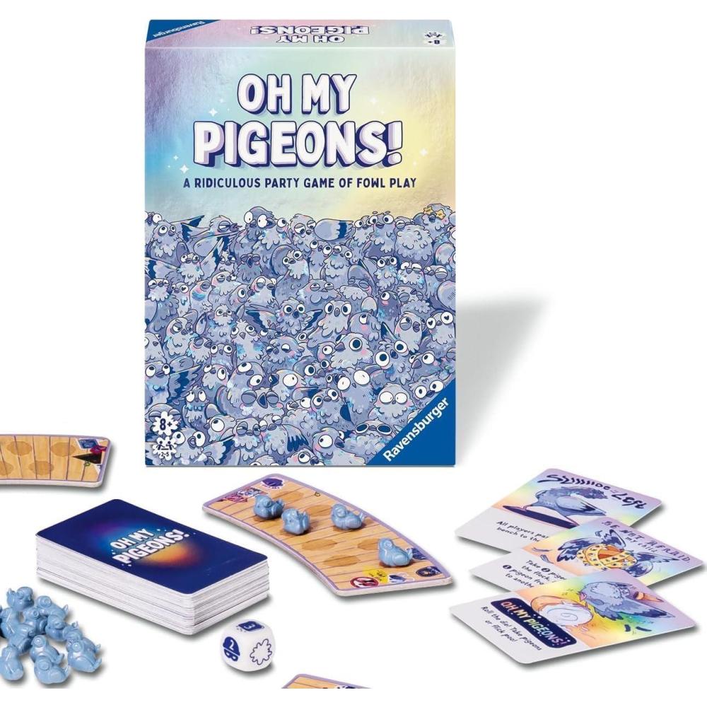 imageRavensburger Oh My Pigeons Funny Family Party Game for Ages 8 and Up Amazon Exclusive