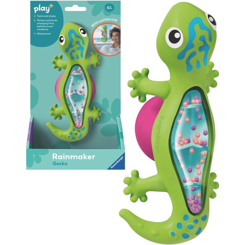 imageRavensburger Play Rainmaker Shake ampamp Twist  Gecko  Gentle Rain Sound Toy  Supports Sensory ampamp Motor Skill Development