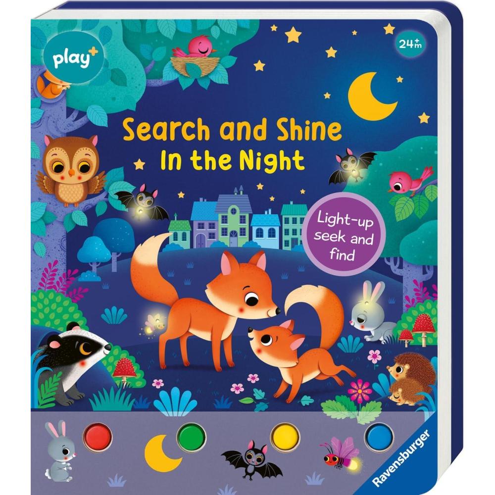 imageRavensburger Play Search ampamp Shine in The Night LightUp Search ampamp Find Book Encourages Focus ampamp Independent Play