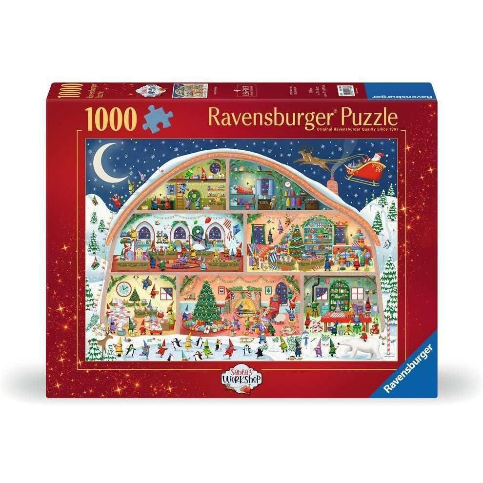 imageRavensburger Santas Workshop 1000 Piece Jigsaw Puzzle A Magical North Pole Creation Perfect for Holiday PuzzlingNew Packaging