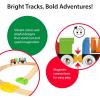 BRIO My First Railway Beginner Pack – 18-Piece FSC-Certified Wood Train Set – Compatible with All BRIO Sets – Includes Rainbow Bridge & Rattle Wagon – Safe Play – Toddlers Ages 18 Months & Older(Railway)