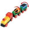 BRIO World Battery Operated Action Train – Motorized for Wooden Tracks – Kids Electric Set – Includes Moving Coal Wagon & Rotating Cement Mixer – Compatible with All Railway Sets – Kids Ages 3 & Up(Train)