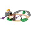 BRIO World Dinosaur Adventure Set – 21-Piece FSC-Certified – Wood Train Set & Accessories – Works with All BRIO Railway Sets – Dinosaur Train Engine, 2 Wagons, Dinosaurs, Tracks & More – Ages 3+(BRIO World – 36094 Dinosaur Adventure Set | Deluxe Toy Train Set for Kids Aged 3 Years Up | Includes Playful Dinosaurs & Scenic Pieces | Compatible with BRIO Train Sets)