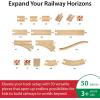 BRIO World Special Track Pack – 50-Piece Set – FSC-Certified Wooden Train Track Pieces – Expand Creativity – Compatible with All BRIO Railway Sets – Kids Ages 3 & Up(Pack)