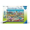Ravensburger Airport Central – 150 Piece XXL Jigsaw Puzzle for Kids | Explore an Engaging Aviation Scene | Promotes Concentration and Creativity | FSC-Certified