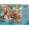 Ravensburger My Haven Artist’s Shed 1000 Piece Jigsaw Puzzle | Relaxing Puzzle Imagery | Every Piece Unique with Softclick Technology | Durable Blueboard Made from Eco-Friendly Materials