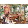 Ravensburger My Haven Artist’s Shed 1000 Piece Jigsaw Puzzle | Relaxing Puzzle Imagery | Every Piece Unique with Softclick Technology | Durable Blueboard Made from Eco-Friendly Materials