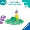 Ravensburger Play+ 3-in-1 Stacking Cups – Bird’s Nest | Silicone Nesting & Sorting Set | Supports Sensory Exploration