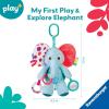 Ravensburger Play+ Play & Explore – Elephant | Soft Plush Activity Toy | Engages Tactile Exploration & Playtime Fun
