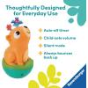 Ravensburger Play+ Push & Listen Roly Poly – Capybara | Sensory Toy with Lights & Sounds | Encourages Movement & Exploration | 6 Months and Up