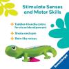 Ravensburger Play+ Rainmaker Shake & Twist – Gecko | Gentle Rain Sound Toy | Supports Sensory & Motor Skill Development