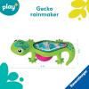 Ravensburger Play+ Rainmaker Shake & Twist – Gecko | Gentle Rain Sound Toy | Supports Sensory & Motor Skill Development