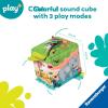Ravensburger Play+ Roll & Play Sound Cube – Wild Animals | Motion-Activated Sound Toy | Encourages Crawling & Coordination