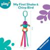 Ravensburger Play+ Shake & Chirp – Bird | Interactive Sound Toy | Engages Auditory & Tactile Exploration | Clip-On Design