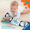 Ravensburger Play+ Tummy Time Book – Wild Animals | Dual-Sided Baby Book | Encourages Early Sensory Development