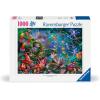Ravensburger Rainbow Reverie 1000 Piece Jigsaw Puzzle | Enchanted Garden Scene by Ciro Marchetti | Eco-Friendly and Precision-Cut Pieces