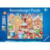 Ravensburger Sweet Christmas Treats – 200 Piece Jigsaw Puzzle for Kids | A Cozy Holiday Delight! | Warm Cups of Cocoa, Marshmallows & Gingerbread Fun | Durable & Kid-Friendly Pieces