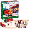 BRIO Metro Railway Set – 20-Piece FSC-Certified Wood Set & Accessories – Train Engine with Light & Sound, Kiosk, Wooden Tracks & More – Works with All BRIO Train Sets – Kids Ages 3 & Up(Brio – 33513 Metro Railway Set | Dynamic 20 Piece Wooden Train Set with Interactive Accessories | Perfect for Kids Ages 3 and Up | Fosters Creativity and Motor Skills)