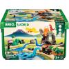 BRIO World Dinosaur Deluxe Set – 44-Piece FSC-Certified – Wood Train Set & Accessories – Works with All Wooden Train Sets – Dinosaur Train Engine, 2 Wagons, 8 Dinosaurs, Tracks & More – Kids Ages 3+(BRIO World – 36104 Dinosaur Deluxe Set | 44-Piece Toy Train Set for Kids Ages 3 Years and Up)