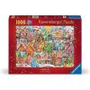 Ravensburger – Christmas Cookie Village – 1000 Piece Jigsaw Puzzle – Piece Together an Entire Gingerbread City – Stunning Detail – Premium Quality – Ages 12+(Multicolor)