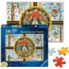 Ravensburger – Christmas Songbirds – 500 Piece Large Format Jigsaw Puzzle – Quaint & Musical Winter Birds and Birdhouses Decorated for The Holidays – Premium Quality – Ages 12+