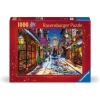 Ravensburger – Christmastime – 1000 Piece Jigsaw Puzzle – Dazzling Turn of The Century London City Scene in Stunning Detail – Premium Quality – Ages 12+