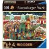 Ravensburger Christmas Market Charm – 500 Piece Jigsaw Puzzle | Festive Stalls & Twinkling Lights | A Cozy Holiday Adventure
