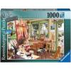 Ravensburger My Haven Artist’s Shed 1000 Piece Jigsaw Puzzle | Relaxing Puzzle Imagery | Every Piece Unique with Softclick Technology | Durable Blueboard Made from Eco-Friendly Materials