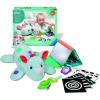 Ravensburger Play+ 3-in-1 Tummy Time Activity Station – Rhino | Interactive Play Mat | Encourages Motor Skills & Exploration