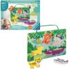 Ravensburger Play+ Wooden Touch & Play Puzzle – in The Jungle | Textured Wooden Puzzle | Engages Tactile & Fine Motor Skills