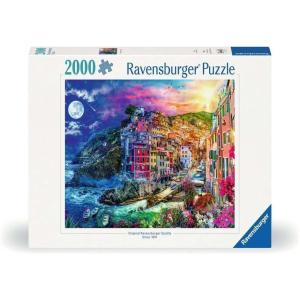 Ravensburger – Cinque Terre – 2000 Piece Jigsaw Puzzle – Featuring The Stunning Seaside Town in Italy – Beautiful, Vibrant Image – Frameable – Premium Quality – Puzzles for Adults