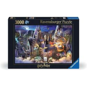 Ravensburger – Harry Potter: Hogwarts Castle – 3000 Piece Jigsaw Puzzle – Bold Colors and Intricate Details of Hogwarts at Night- Magic Abounds – Premium Quality – Puzzles for Adults