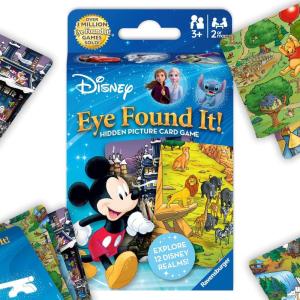 Ravensburger Eye Found It! World of Disney Card Game – Fun and Educational Spot It for Toddlers, Preschoolers, Boy and Girls Ages 3-8 – Family-Friendly for Endless Fun