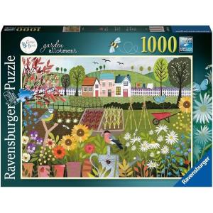 Ravensburger Garden Allotment 1000 Piece Jigsaw Puzzle | Vibrant Garden Artwork | Idyllic Nature Scene | Durable Eco-Friendly Materials(Old design)