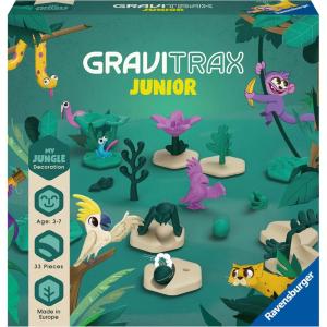 Ravensburger GraviTrax Junior Extension Jungle – Marble Run, STEM and Construction Toys for Kids Age 3 Years Up – Kids Gifts