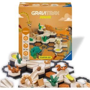Ravensburger GraviTrax Junior Starter Set – My Desert – 58-Piece Marble Run Game – Fun and Educational Preschool Marble Structure Building – STEM-Friendly, Interactive Learning – Kids Age 3 and Older
