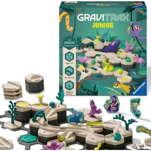 Ravensburger GraviTrax Junior Starter Set – My Jungle – Preschool Marble Run Game – Fun Building Experience – STEM-Friendly, Interactive Learning – MESH Accredited – Kids Age 3 and Older