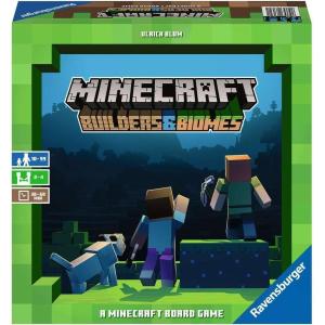 Ravensburger Minecraft: Builders & Biomes – Engaging Strategy Board Game | Ideal for 2-4 Players | Perfect for Ages 10 & Up | Authentic Minecraft Experience | Great Gift for Minecraft Enthusiasts